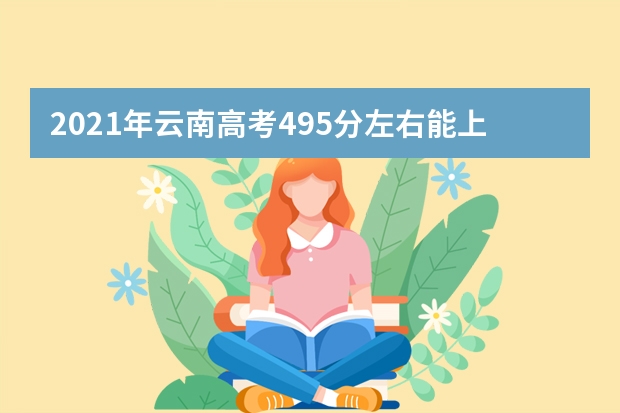 2021年云南高考495分左右能上什么样的大学