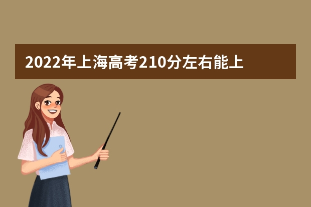 2022年上海高考210分左右能上什么样的大学